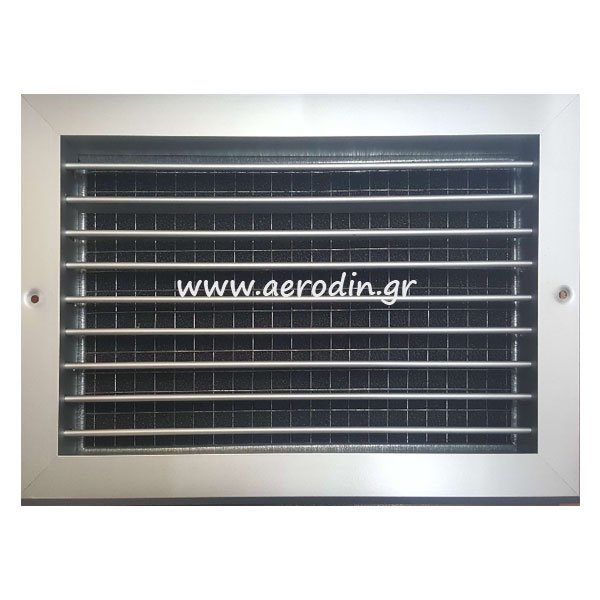 Περσίδα μιάς σειράς με ντάμπερ και φίλτρο T1ΠDΦΑ 40Χ10